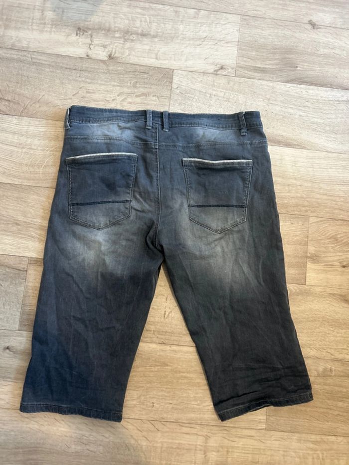 Short en jean long gris foncé 36 - photo numéro 4