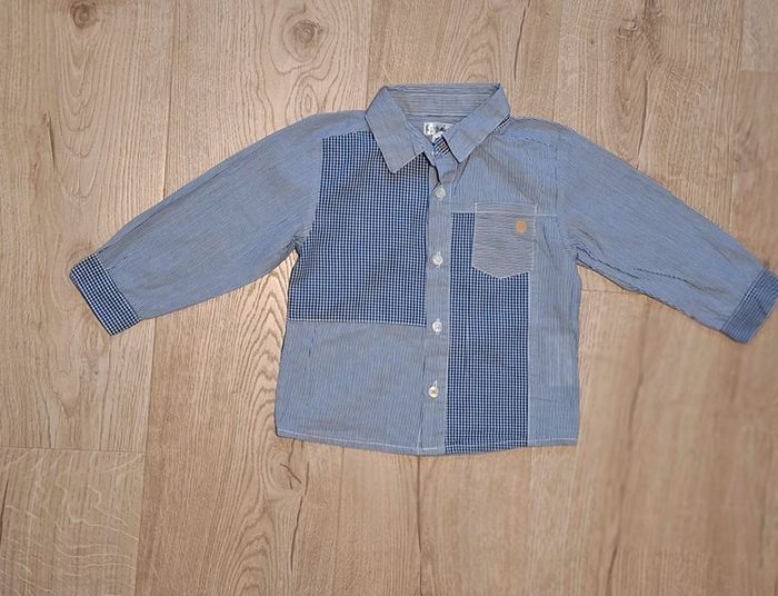 Lot 6 chemises 18mois (dont 1 neuve) - photo numéro 11