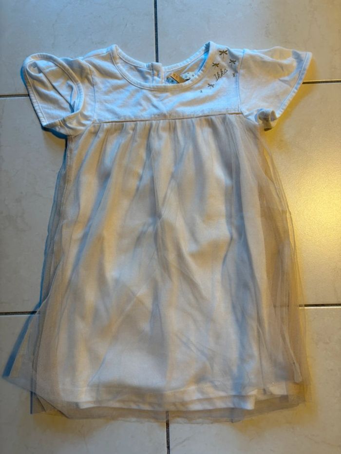 Robe ikks blanche et dore