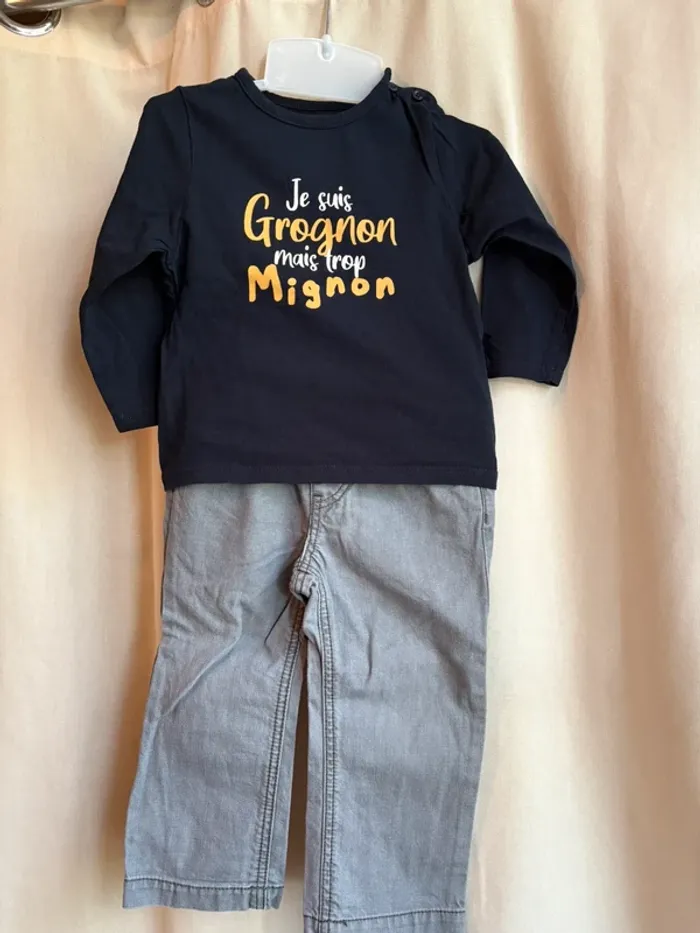 Ensemble 2 pièces 12 mois
