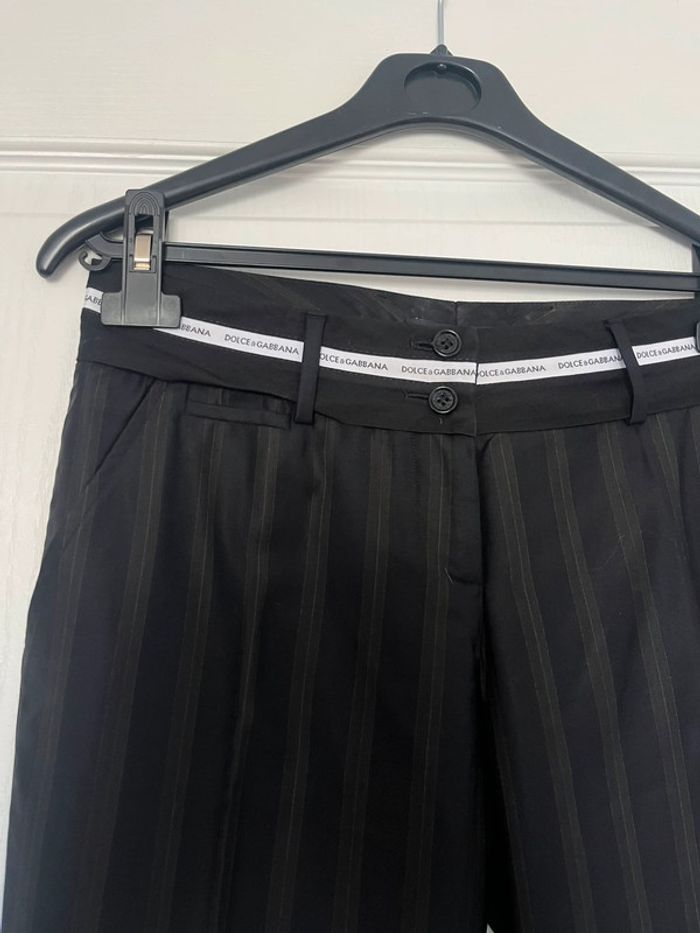 Pantalon Dolce & Gabbana rayé – Taille 40, coupe élégante - photo numéro 6