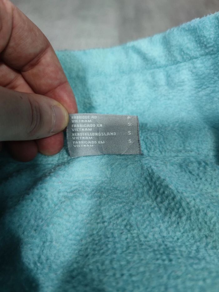 Veste Polaire Columbia Bleu Clair Logo Brodé Taille S Femme - photo numéro 5