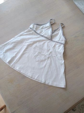 Débardeur blanc 6 ans