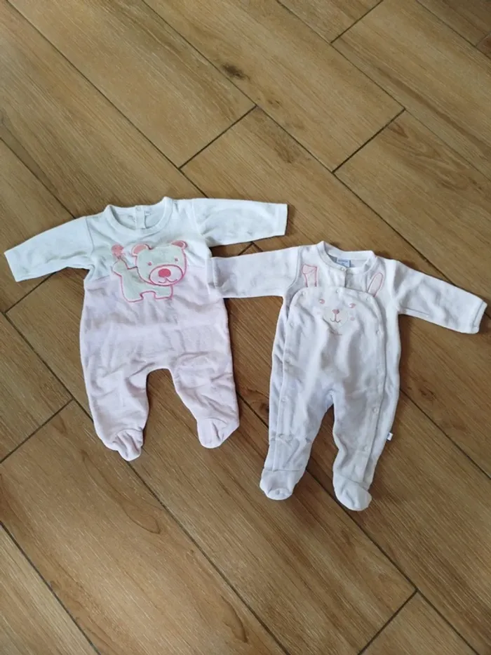 8 Pyjamas chauds bébé fille 3 mois - photo numéro 5