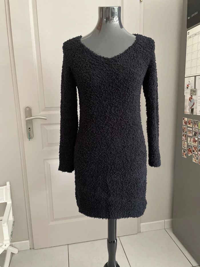 Robe pull noire taille S