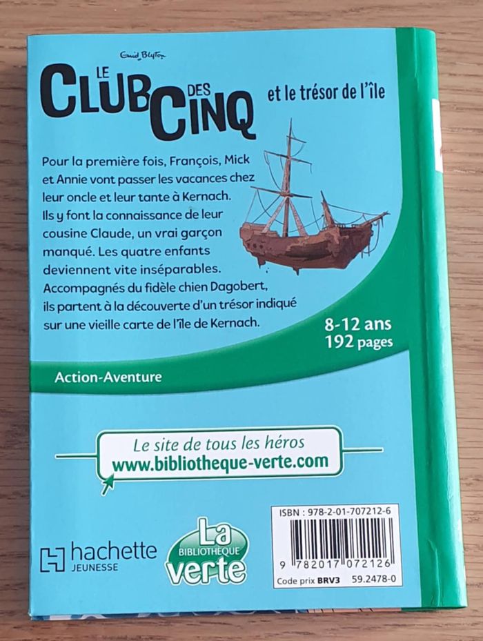 Livre Le club des 5 - n°1 - photo numéro 2