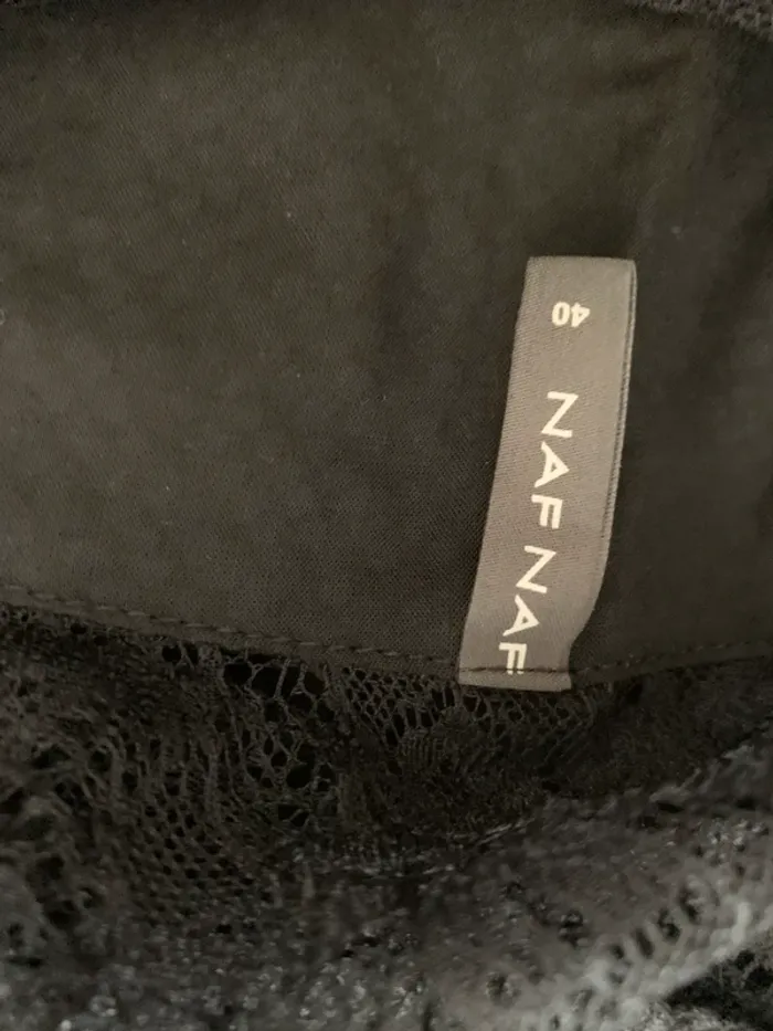 🖤 Robe longue noire élégante Naf Naf – Taille 40 - photo numéro 4