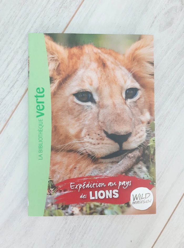 Livre wild immersion tome 1 les Lions