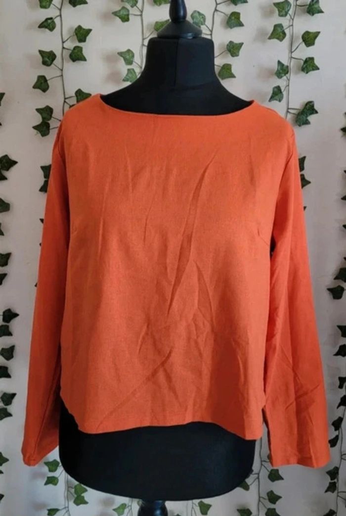 Blouse effet lin 42 - photo numéro 2