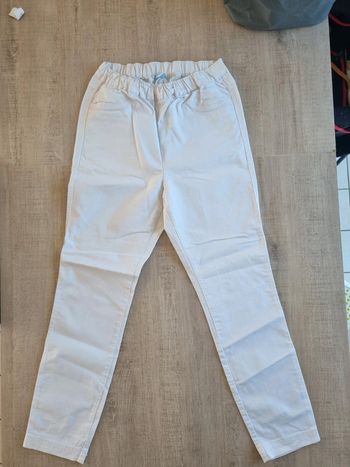 Pantalon blanc femme T.L