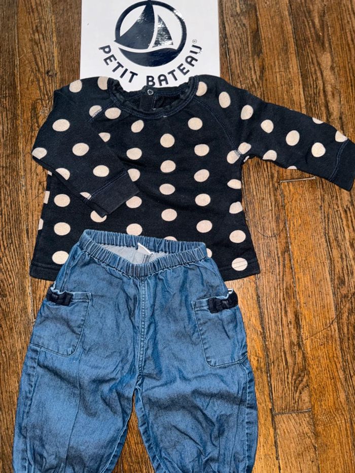 Ensemble petit bateau 6 mois - photo numéro 2