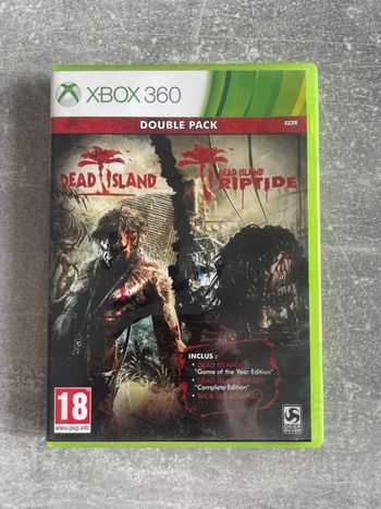 Jeu pour Microsoft Xbox 360, Dead island, dead island riptide double pack  en français