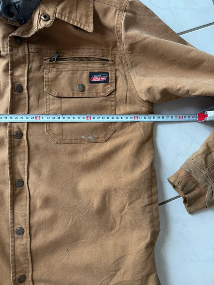 Veste à Capuche Dickies Vintage Taille S couleur marron camel - photo numéro 8