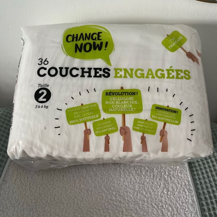 Couches Change Now! T2 neuves