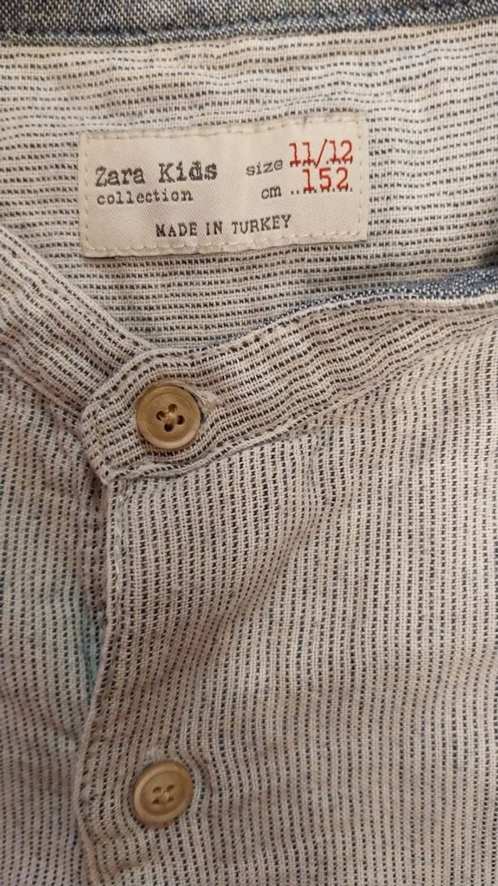 Chemise 12/12 ans zara - photo numéro 4