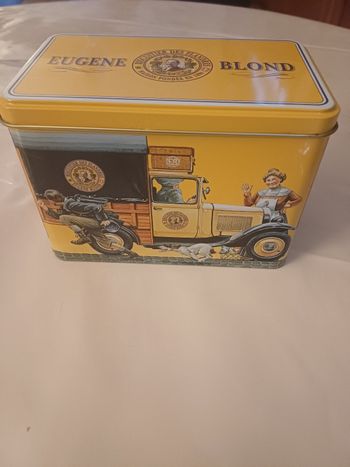 Boite à gâteau Eugène blond 