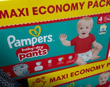 2 cartons baby pants  taille 4 
