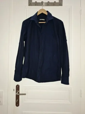 Chemise bleu marine taille M gemo