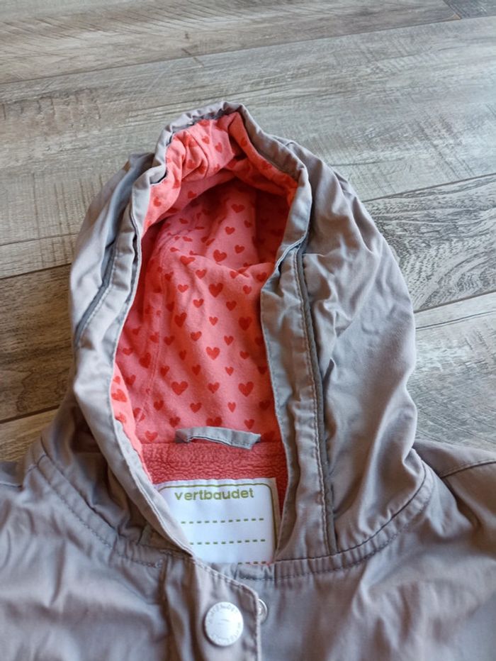 Veste légère doublée polaire fille Vertbaudet taille 8 ans - photo numéro 5
