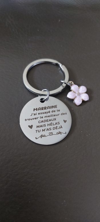 Porte clé à message 