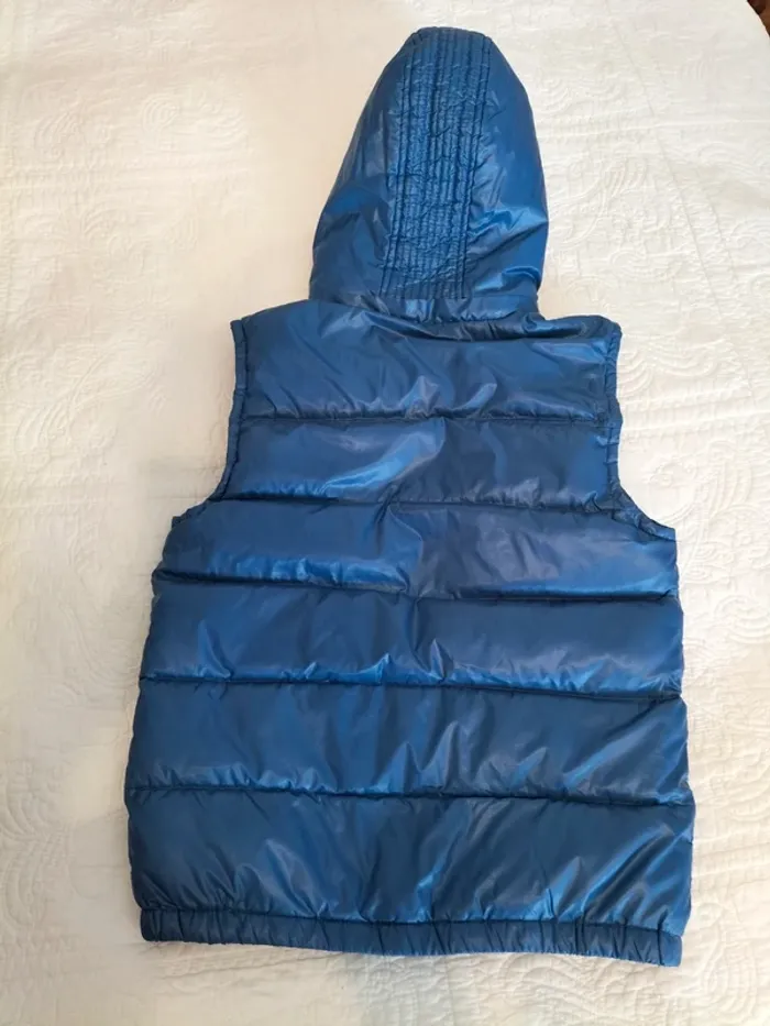 Doudoune sans manche - bleu - Z - 10 ans - photo numéro 2