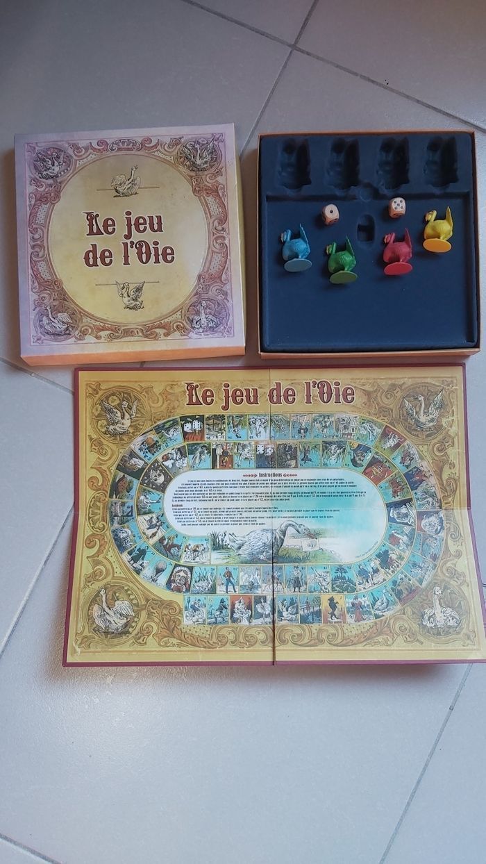 Jeu de l'oie à l'ancienne