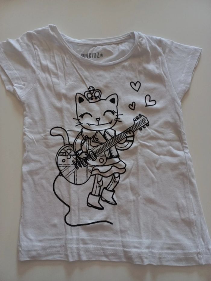 Tee shirt à colorier 4 ans