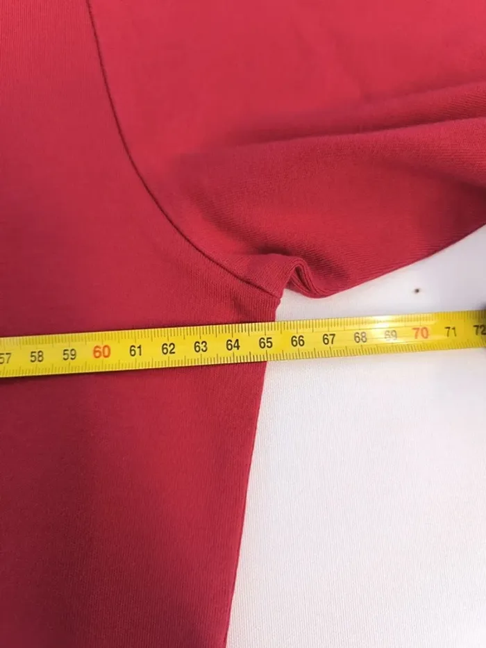 Magnifique Sweat homme polo golf taille L rouge logo bleu marine excellent état - photo numéro 9