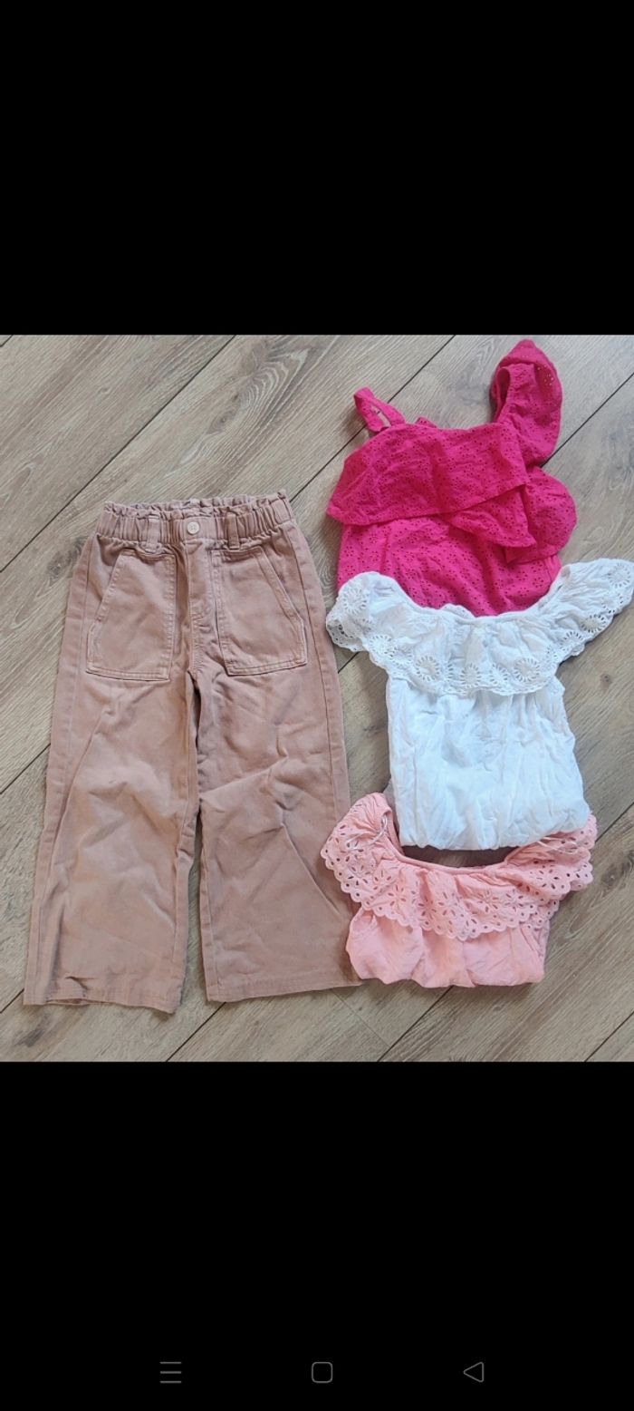 Lot vêtements filles taille 8/9ans Kiabi Zara hm