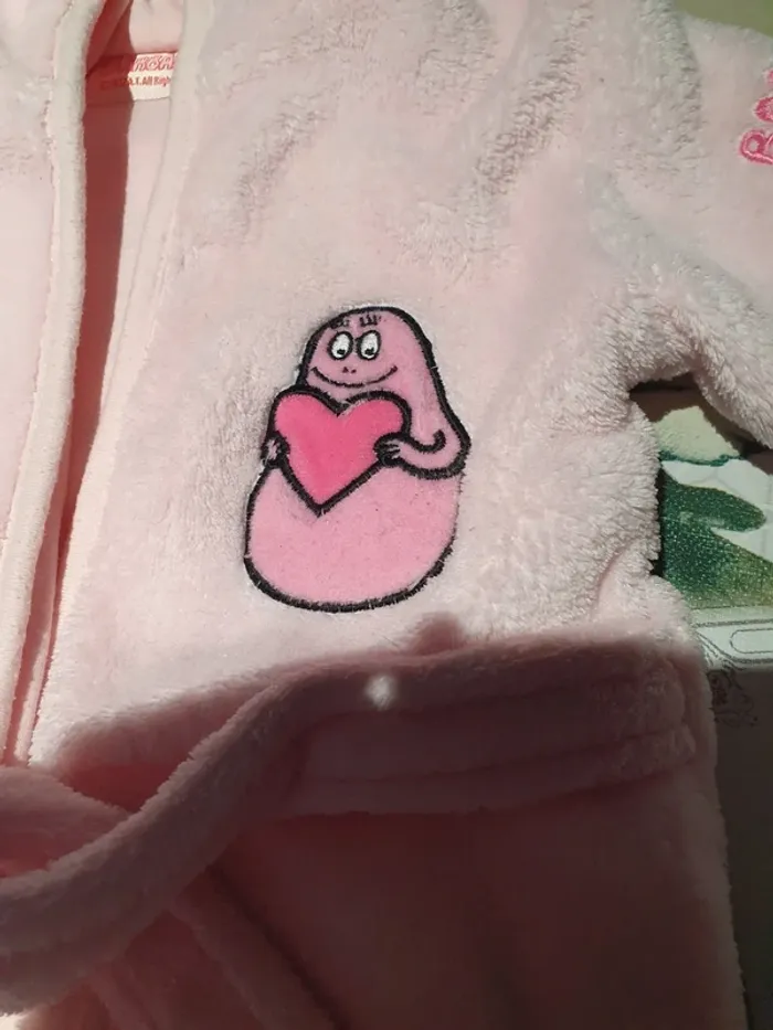 Peignoir barbapapa 12 mois - photo numéro 2