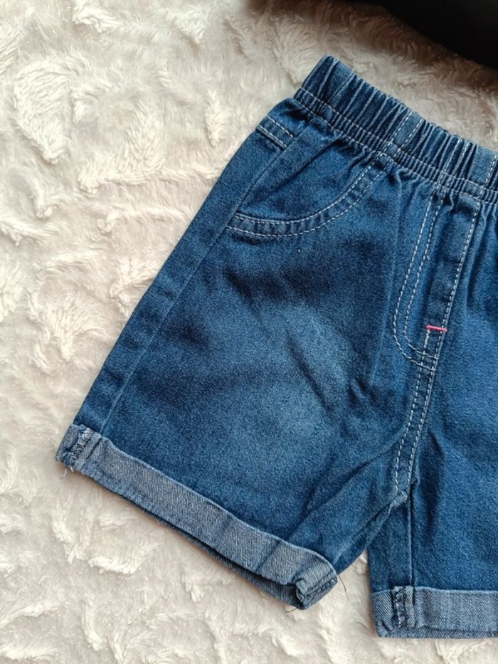 Short jeans Fille 18 mois Sun cœur Lee Cooper - photo numéro 3