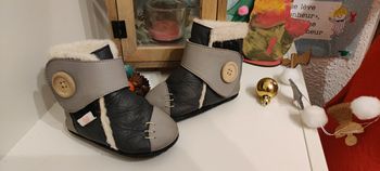 Bottines fourrées en l'aine