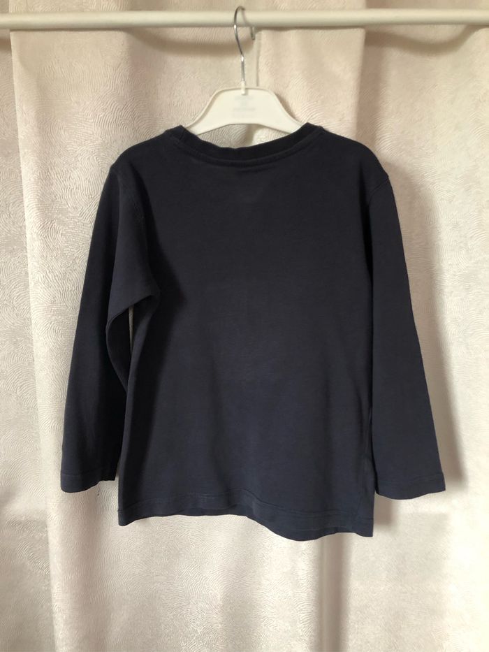 T-shirt bleu Marine imprimé 6 ans Tape à l’œil - photo numéro 3