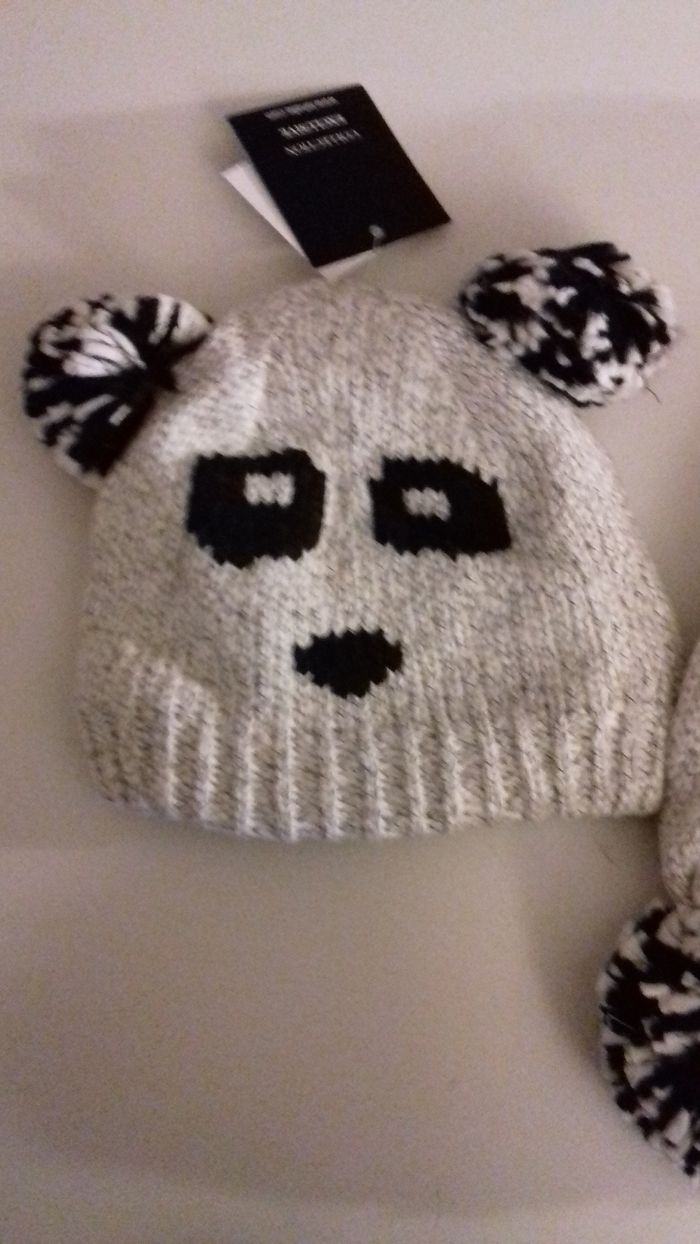 Ensemble bonnet écharpe petit Panda - La Halle - 2 à 4 ans - Neuf - photo numéro 6