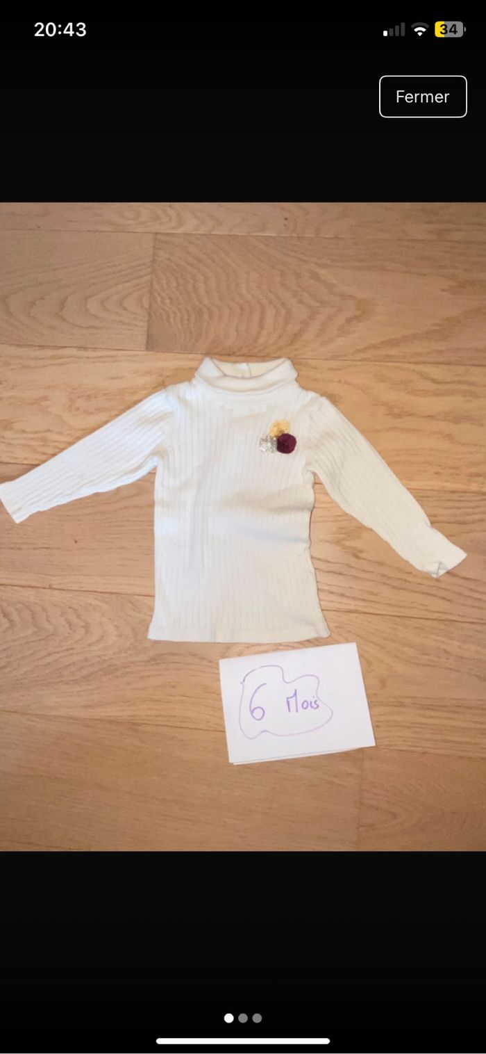 Lot pull gilets 6 mois - photo numéro 3