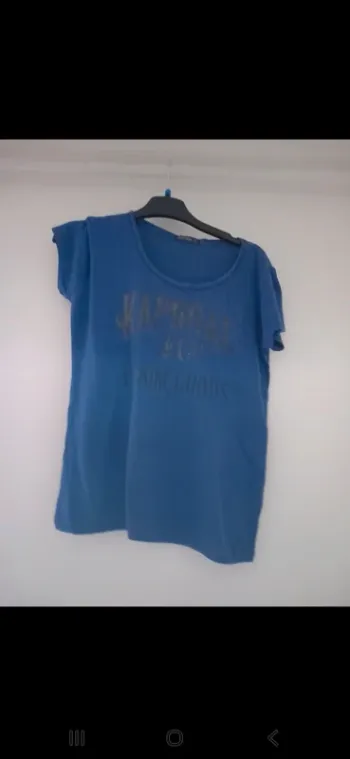 T-shirt bleu imprimé – Kaporal – Taille 40