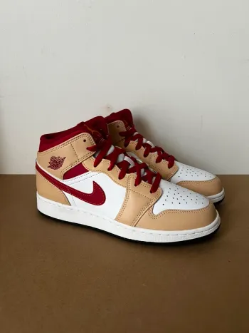 Nike Air Jordan 1 Mid Light Cardinal Curry - 39