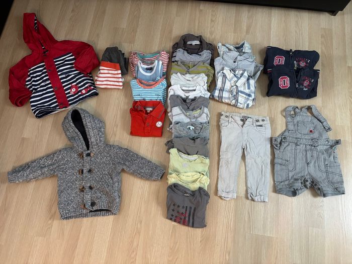 Lot 27 vêtements en 18 mois