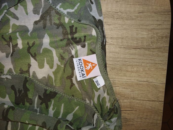 Chemise camouflage vert Kookaï 38 transparent - photo numéro 2