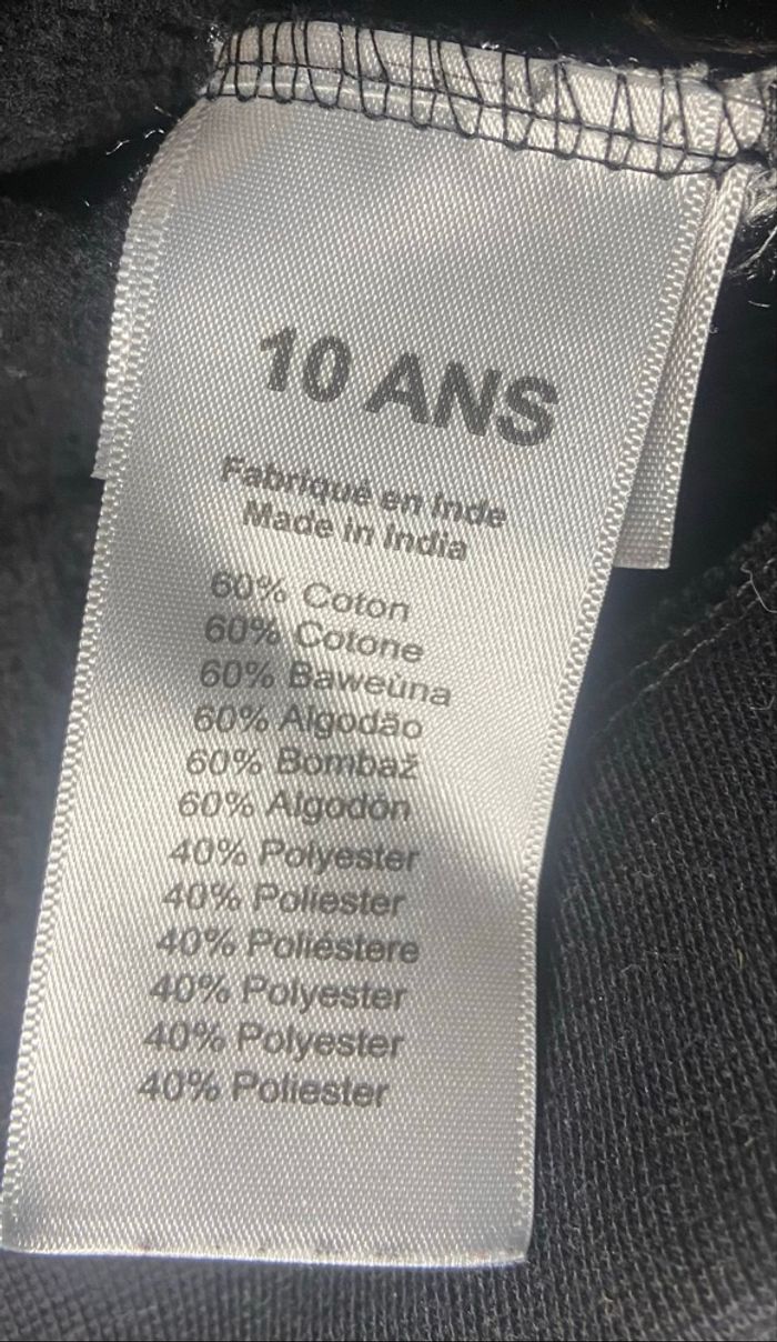 Pull à capuche »Airness »noir et blanc - photo numéro 3