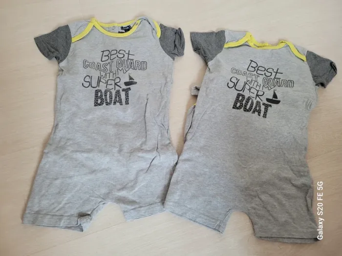2 combishorts 18 mois