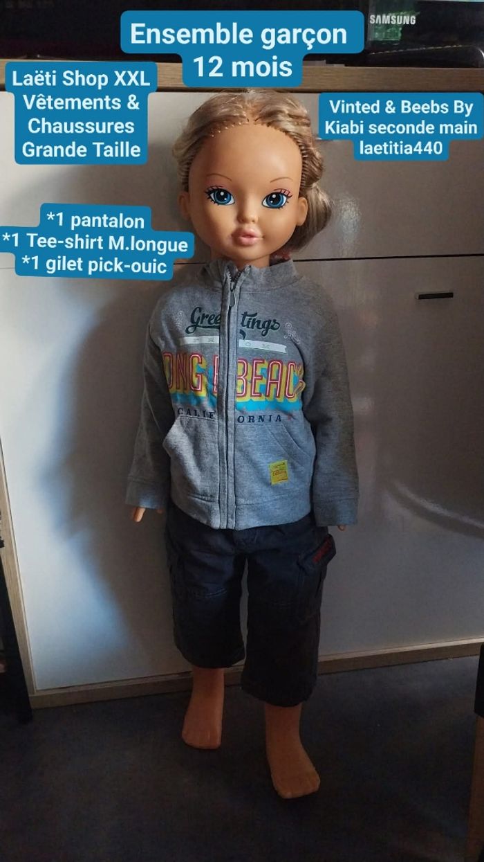 Ensemble garçon 12 mois