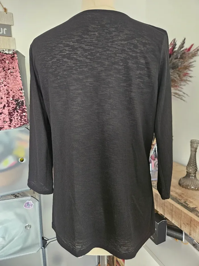 Blouse noire manches longues 40 Grain de Malice #lora11femme40 - photo numéro 3
