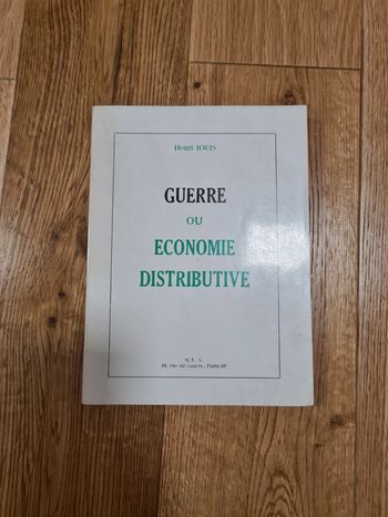 Guerre ou économie distributive
