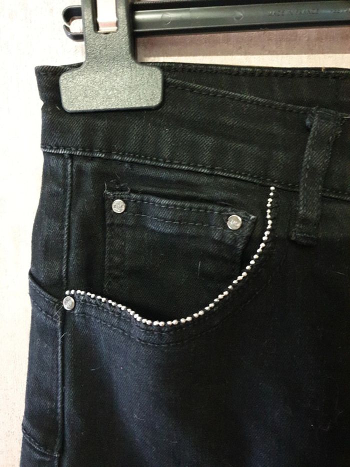 Jean skinny noir taille haute - photo numéro 2
