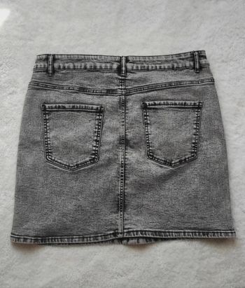 Jupe en jean gris Zara XL