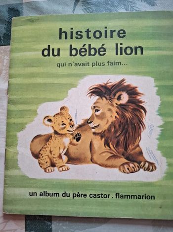 Histoire du bébé lion qui n'avait plus faim