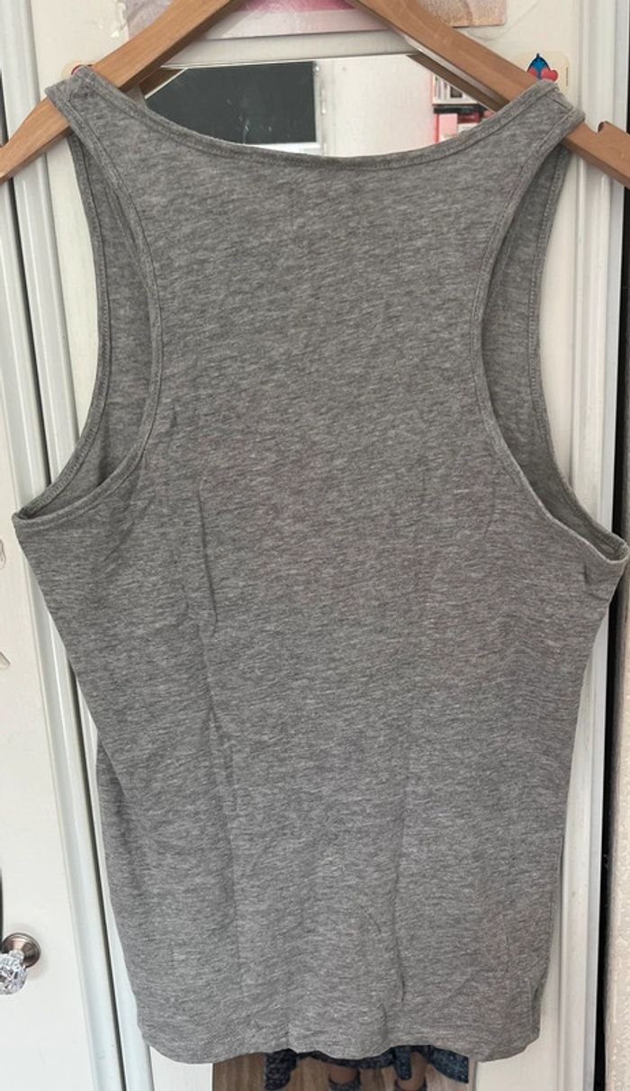 Débardeur gris chiné, 100 % coton, Bel Air, taille unique - photo numéro 6
