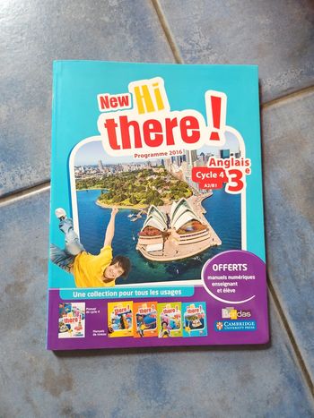 Manuel anglais 3eme New hi there!