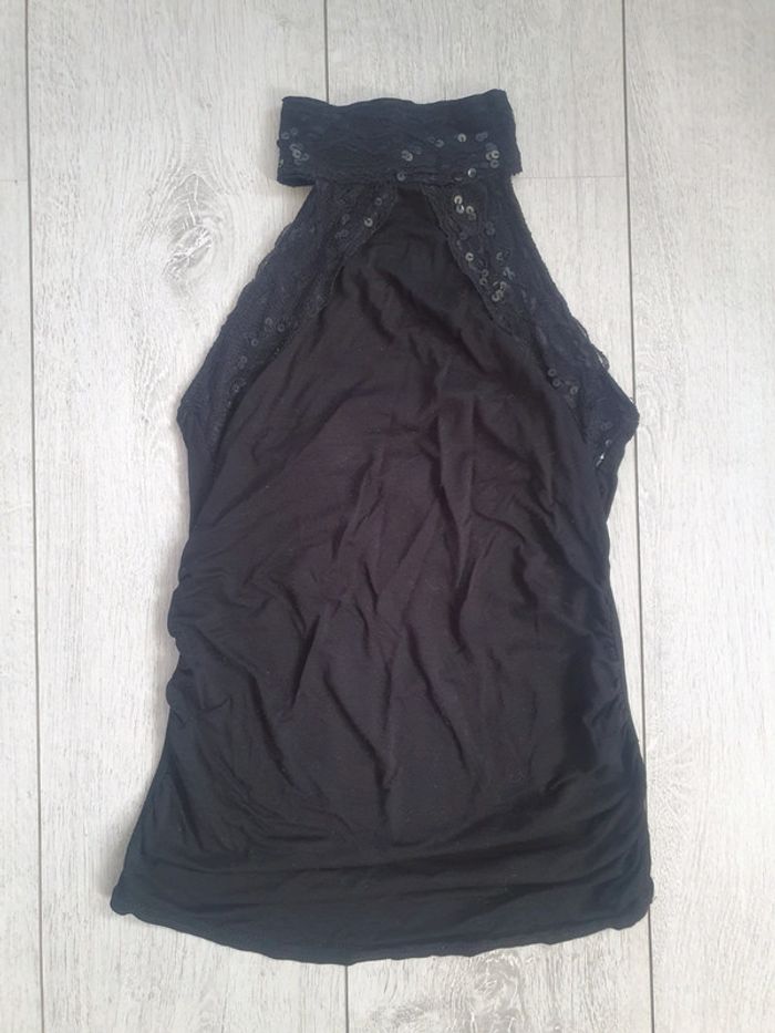 Top Epaules Nues Noir